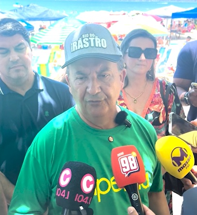 Governador Jorginho Melo vistoria a Operação Estação Verão em Itapema