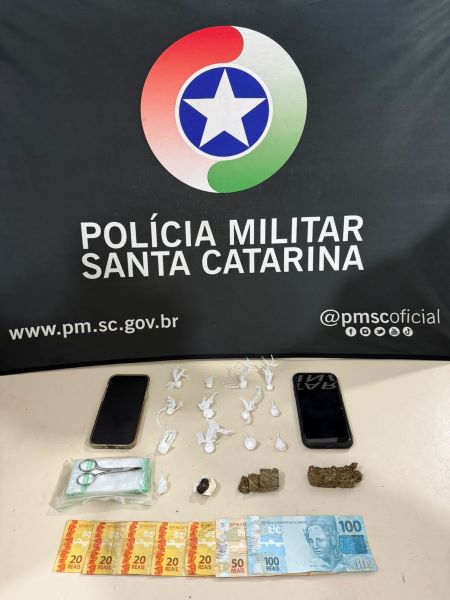 PM descobre ponto de tráfico em Bombinhas