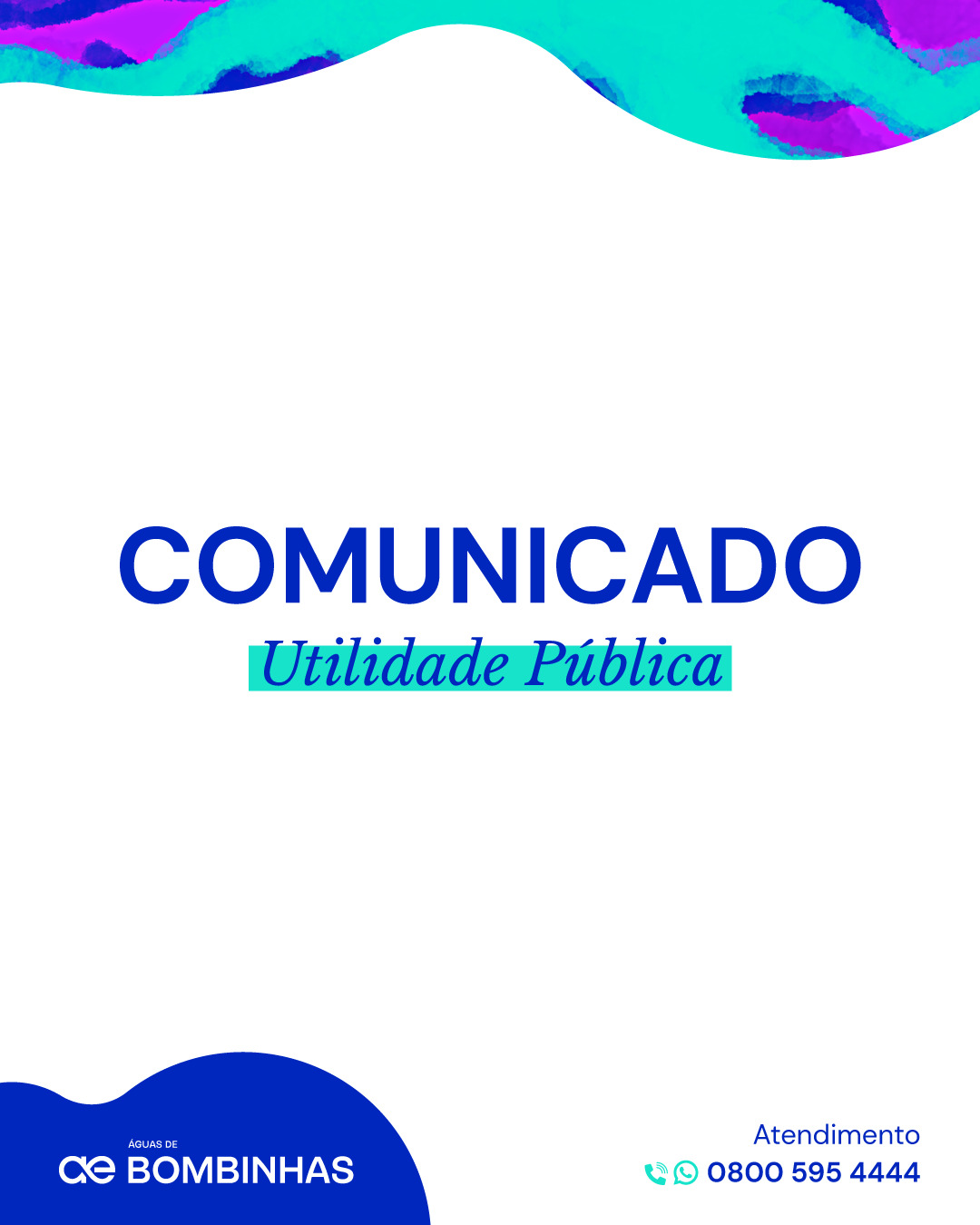 Águas de Bombinhas esclarece questionamentos sobre tarifas, obras de saneamento e efluentes