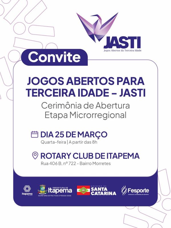 Itapema sedia etapa microrregional dos Jogos Abertos da Terceira Idade