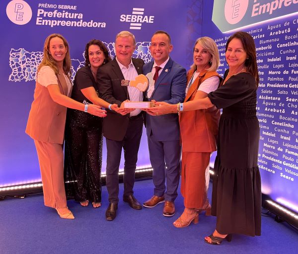 Bombinhas é destaque no 13º prêmio Sebrae Prefeitura Empreendedora em Santa Catarina
