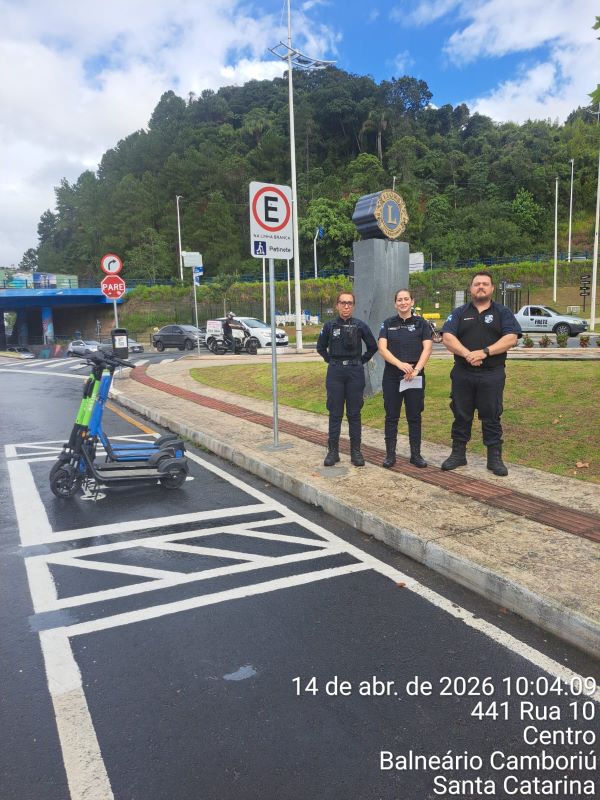 BC Trânsito realiza operação “Frota Sob Controle” para fiscalizar patinetes