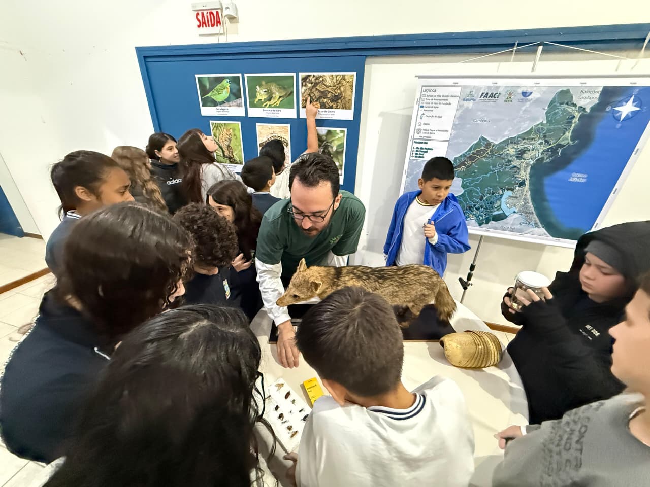 Projeto de Educação Ambiental leva estudantes a descobrir o Refúgio de Vida Silvestre de Itapema