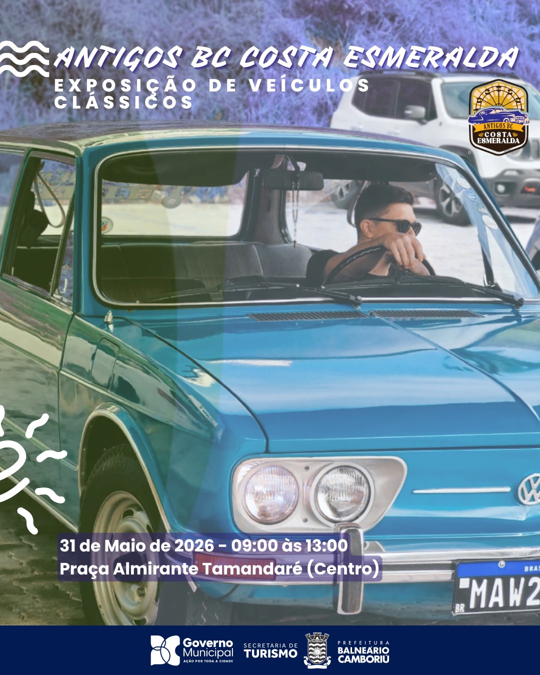 Balneário Camboriú recebe exposição de carros antigos no próximo domingo